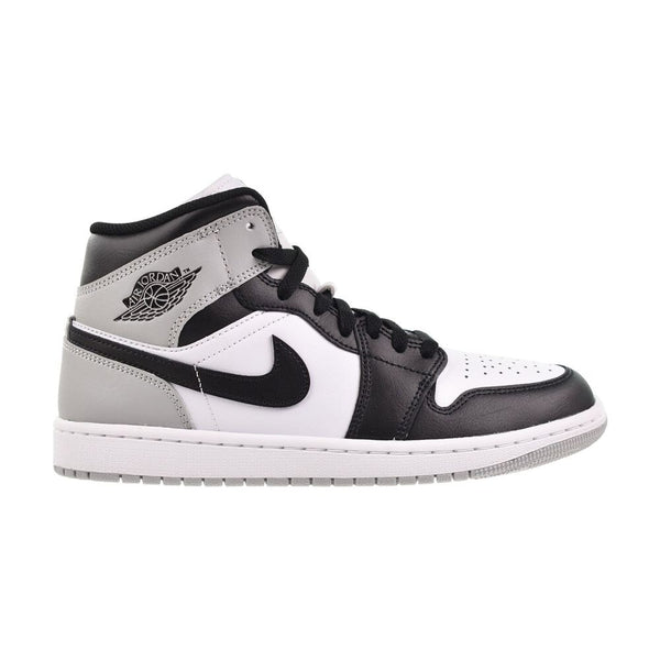 Jordan 1 Mid Men's Shoes White/Black-Light Smoke Grey dq8426-101