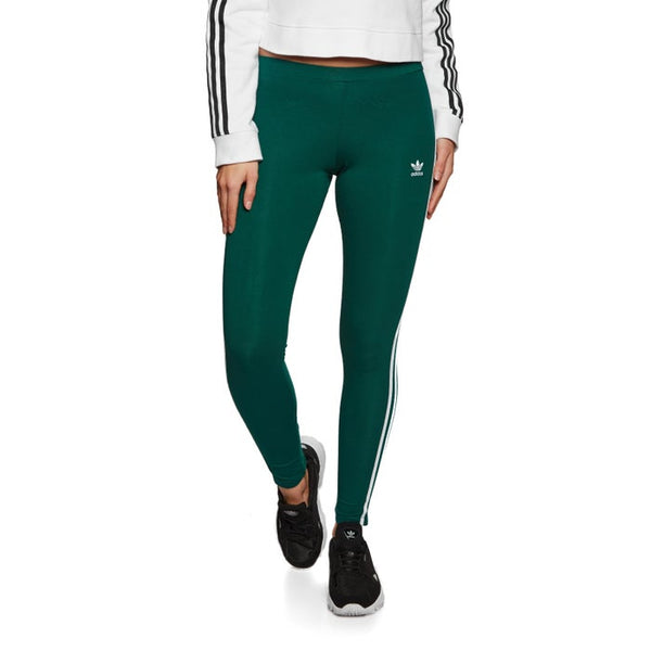Adidas Women's Originals 3-Stripes Leggings Collegiate Green
