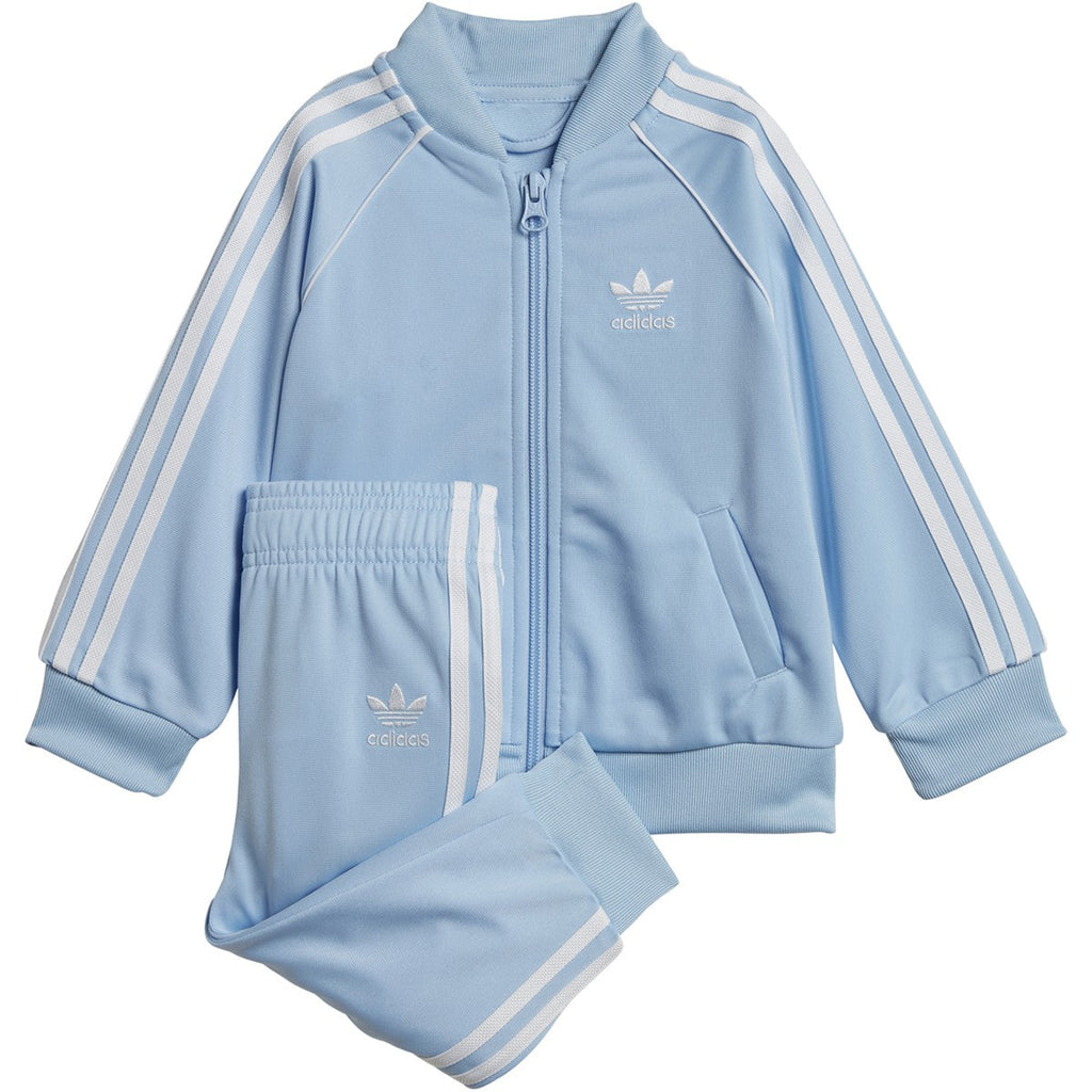 Adidas Infant & Toddler Originals Superstar Track Suit Clear Sky / White