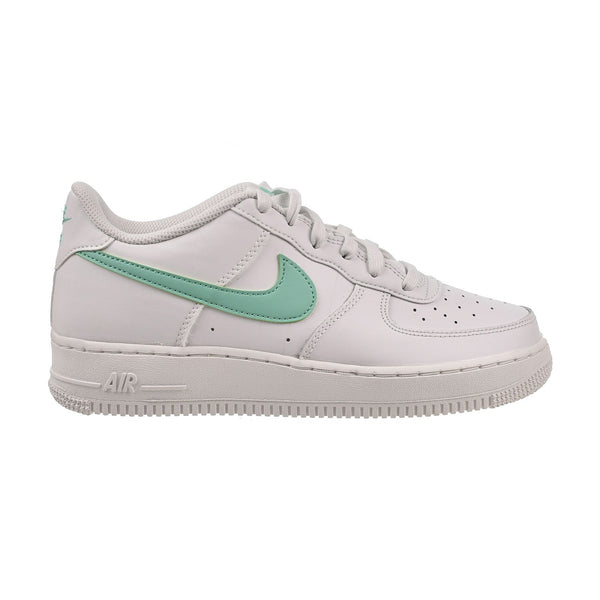 Nike Air Force 1 Low (GS) Big Kids' Shoes White-Emerald Rise