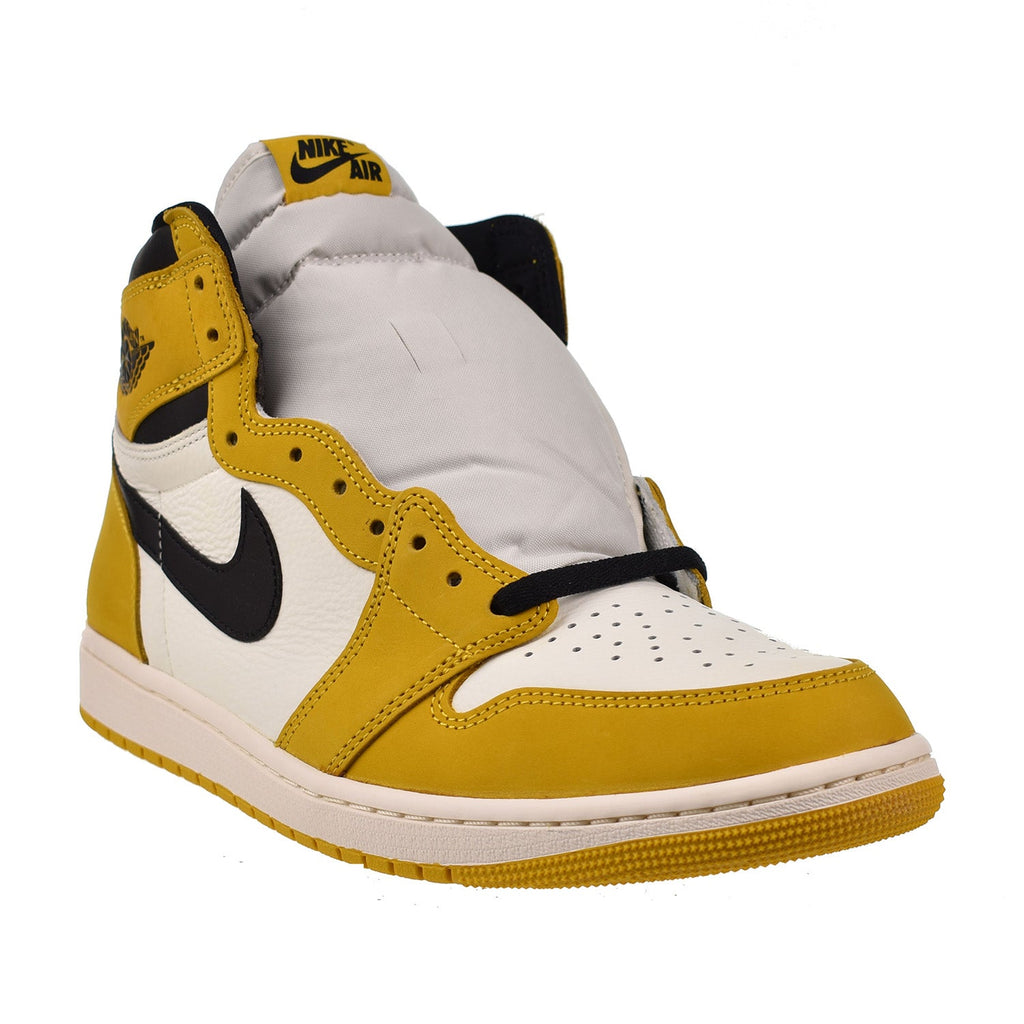 nike air jordan 1 mid yellow black