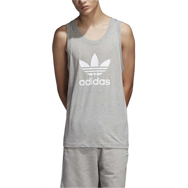 Adidas Men's Originals Trefoil Tank Top Medium Grey Heather