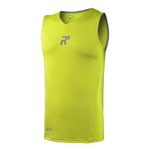 RunFlyte Men's Hybrid Training Tank Top Neon Green/Grey