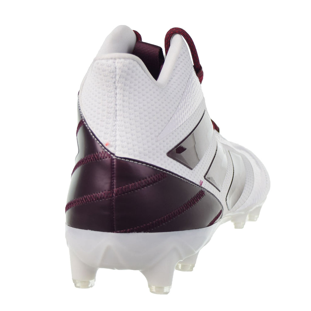 Adidas Freak Carbon Mid Men's Cleats Cloud White/Maroon/Collegiate Bur Sports Plaza NY Adidas Freak Carbon Mid Men's Cleats Cloud White/Maroon/Collegiate Bur Sports Plaza NY