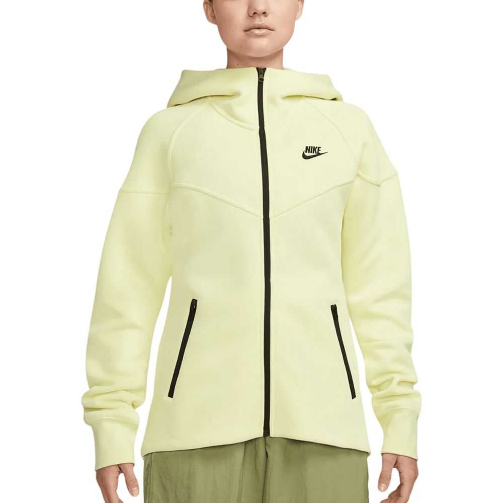Nike Nsw Tech Fleece Windrunner Full-Zip Women's Hoodie Neon/Green fb8338-331