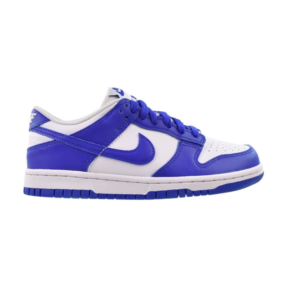 Nike Dunk Low (GS) Big Kids' Shoes White/Hyper Royal fb9109-131