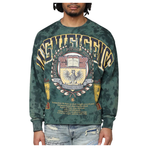 Smoke Rise Magnificence French Terry Crewneck Men's Sweatshirt June Bug fo25576-jb