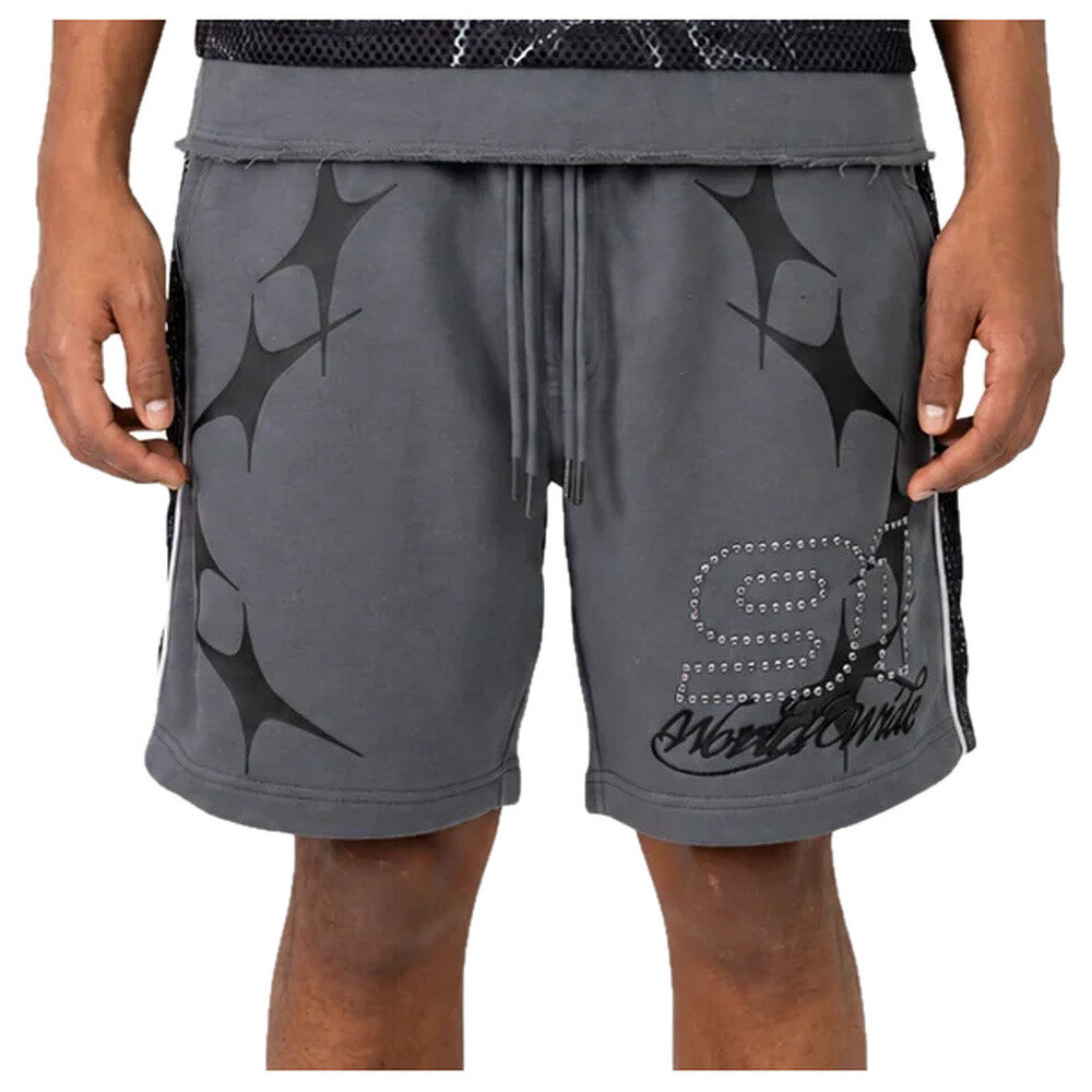 Smoke Rise Limitless 2-Fer Fleece Men's Shorts Graphite fs26s454-grapt
