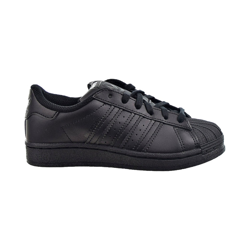 adidas Superstar Core Black Preschool Kids' Shoes, Size: 12.5
