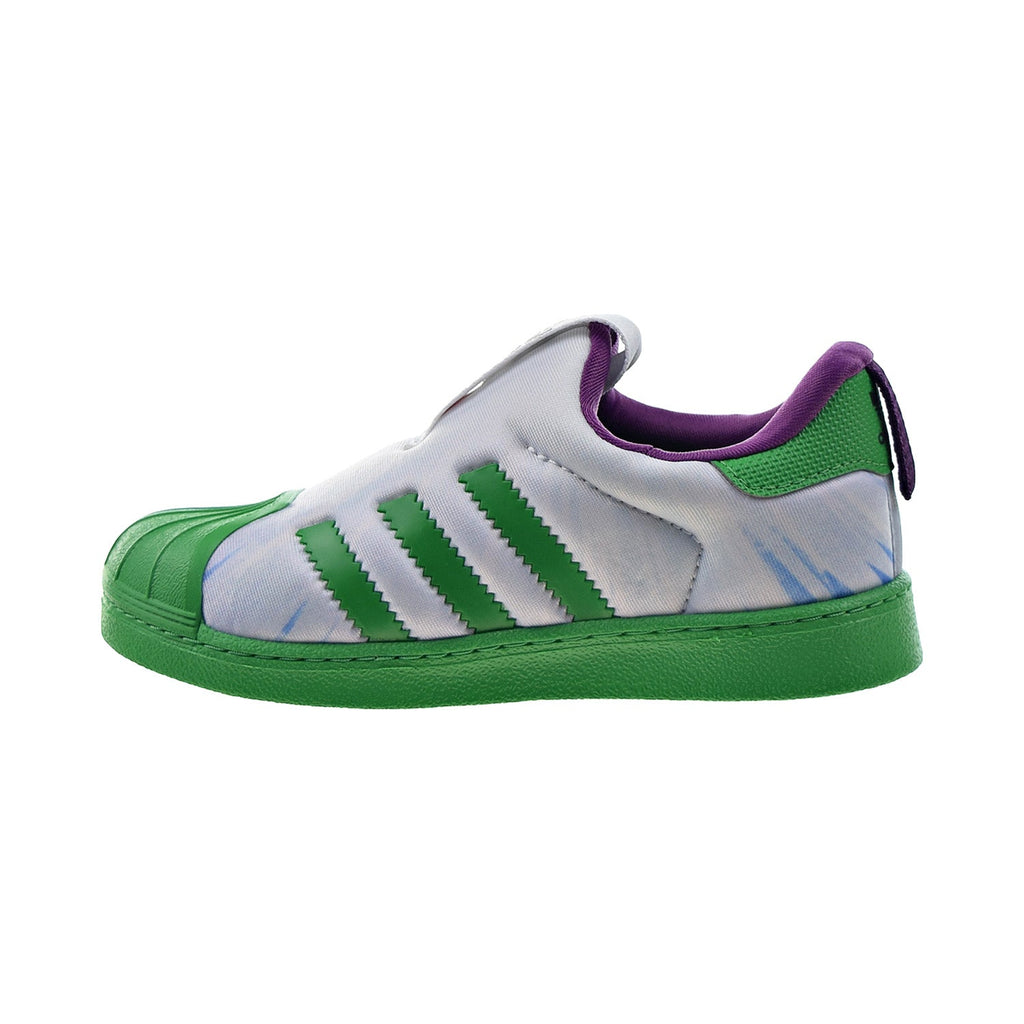 adidas Superstar 360 White/Green Infant Boys' Shoes, Size: 4