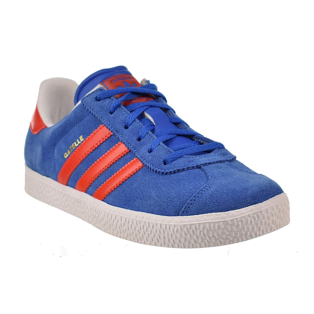 Adidas Original Gazelle 2 J Suede Big Kids' Shoes Blue-Red – Sports Plaza NY