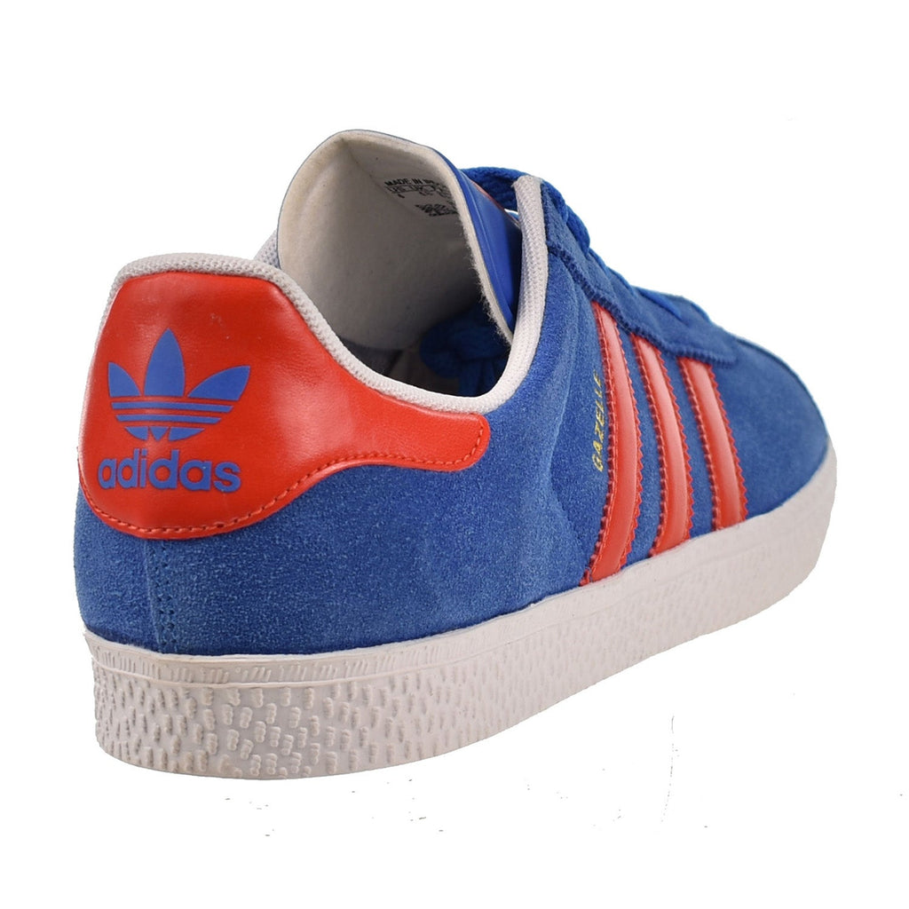 Adidas Original Gazelle 2 J Suede Big Kids' Shoes Blue-Red – Sports Plaza NY