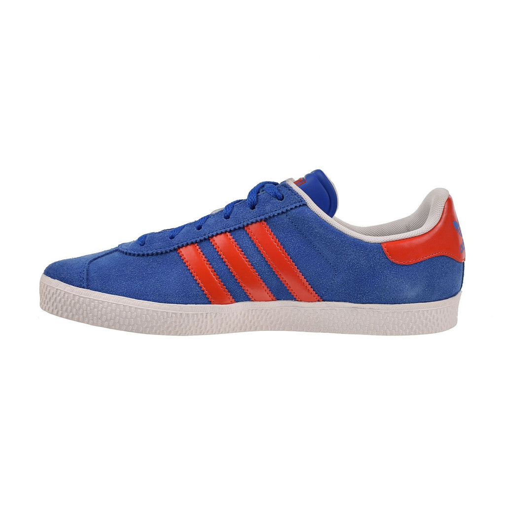 adidas gazelle silver green womens Adidas Original Gazelle 2 J Suede Big Kids' Shoes Blue-Red – Sports Plaza NY