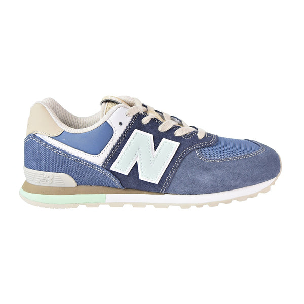 New Balance 574 Core Big Kid's Shoes Blue/Green