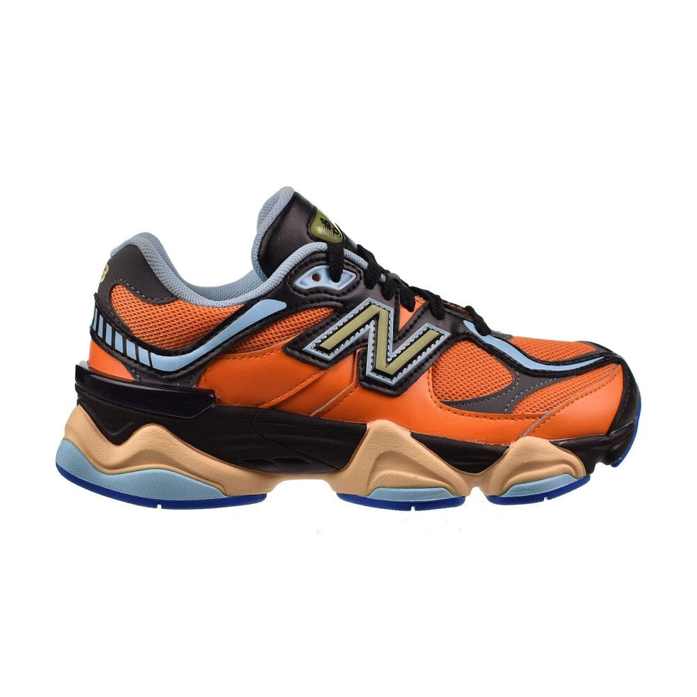 New Balance 9060 2E (Wide) Big Kids' Shoes Orange-Yellow gc9060-og-W