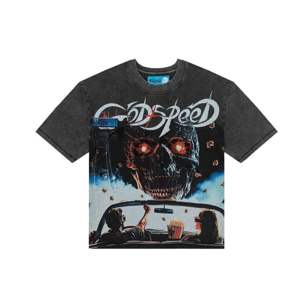 Godspeed Drive In Men's T-Shirt Black Wash gdspd12-bw