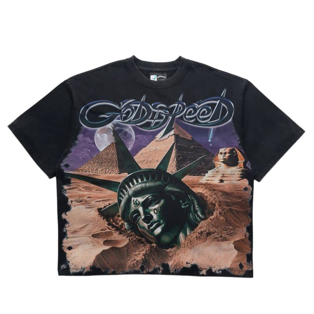 Godspeed Mother Cairo Men's T-Shirt Black Wash gdspd14-bw