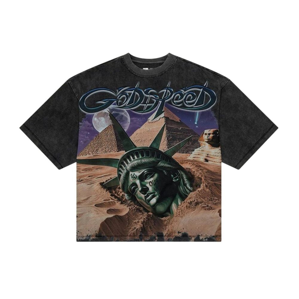 Godspeed Mother Cairo Men's T-Shirt Grey Wash gdspd14-gw