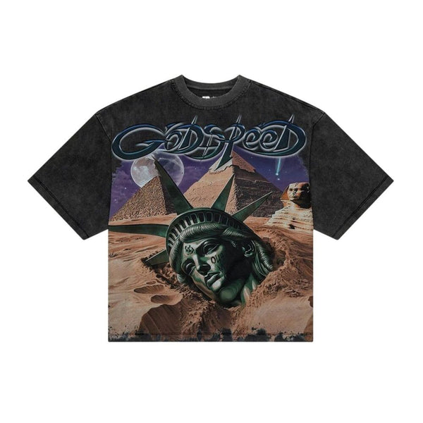 Godspeed Mother Cairo Men's T-Shirt Grey Wash gdspd14-gw