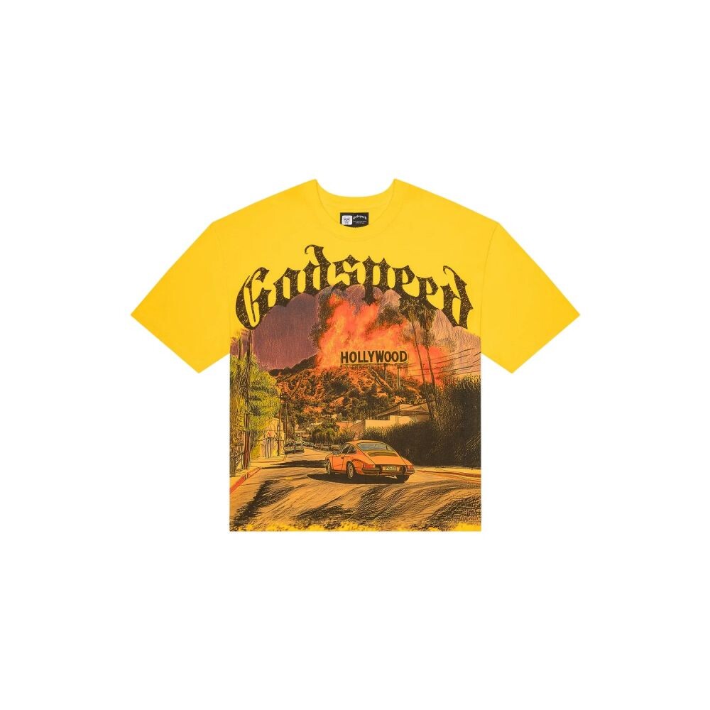 Godspeed Los Scandalous Men's T-Shirt Sunset Yellow gdspd17-sy