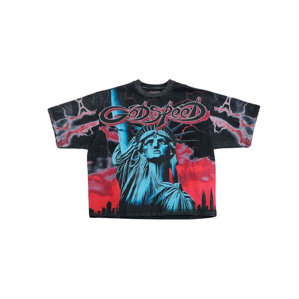 Godspeed Voltage Men's T-Shirt Red gdspd19-red