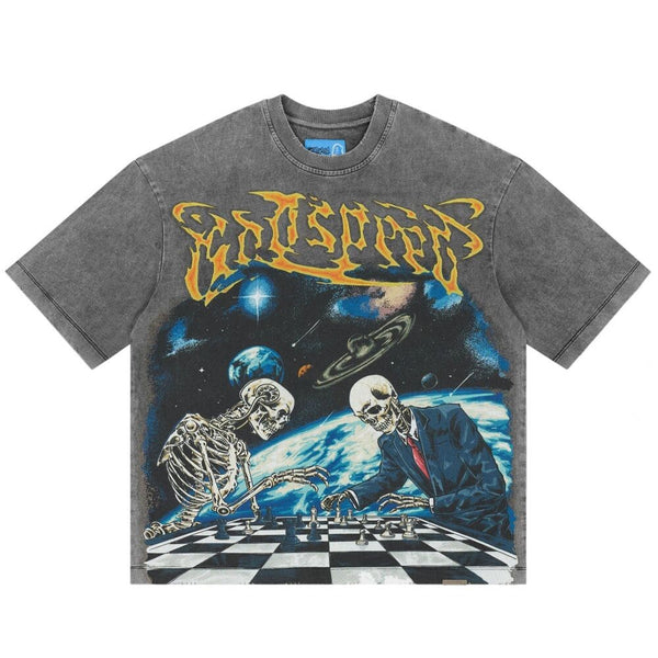 Godspeed Checkmate II Men's T-Shirt Grey Wash gdspd46-gw