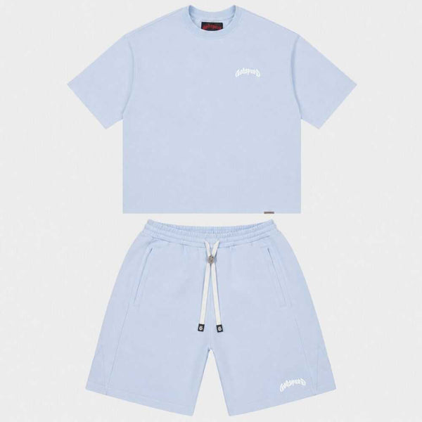 Godspeed Vital Men's T-Shirt and Short Set Sky Blue gdspd53-sb