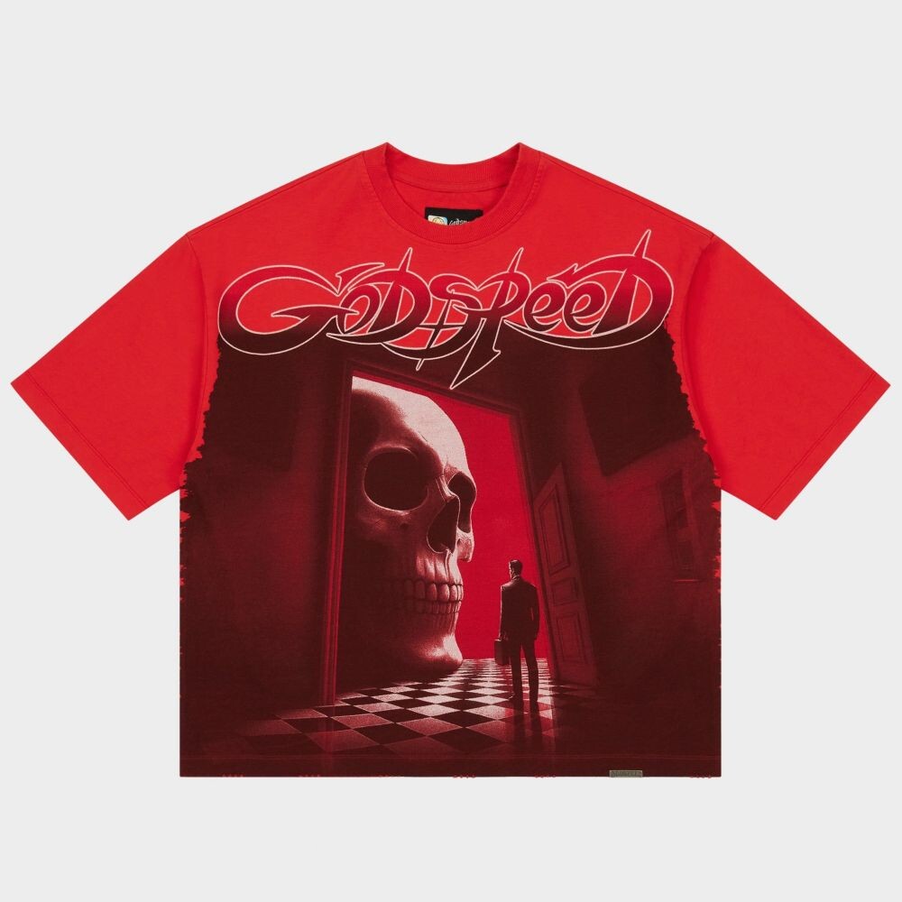 Godspeed Fate's Doorstep Men's T-Shirt Red gdspd55-rd
