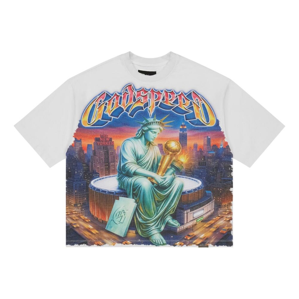 Godspeed Finally Men's T-Shirt White gdspd58-wh
