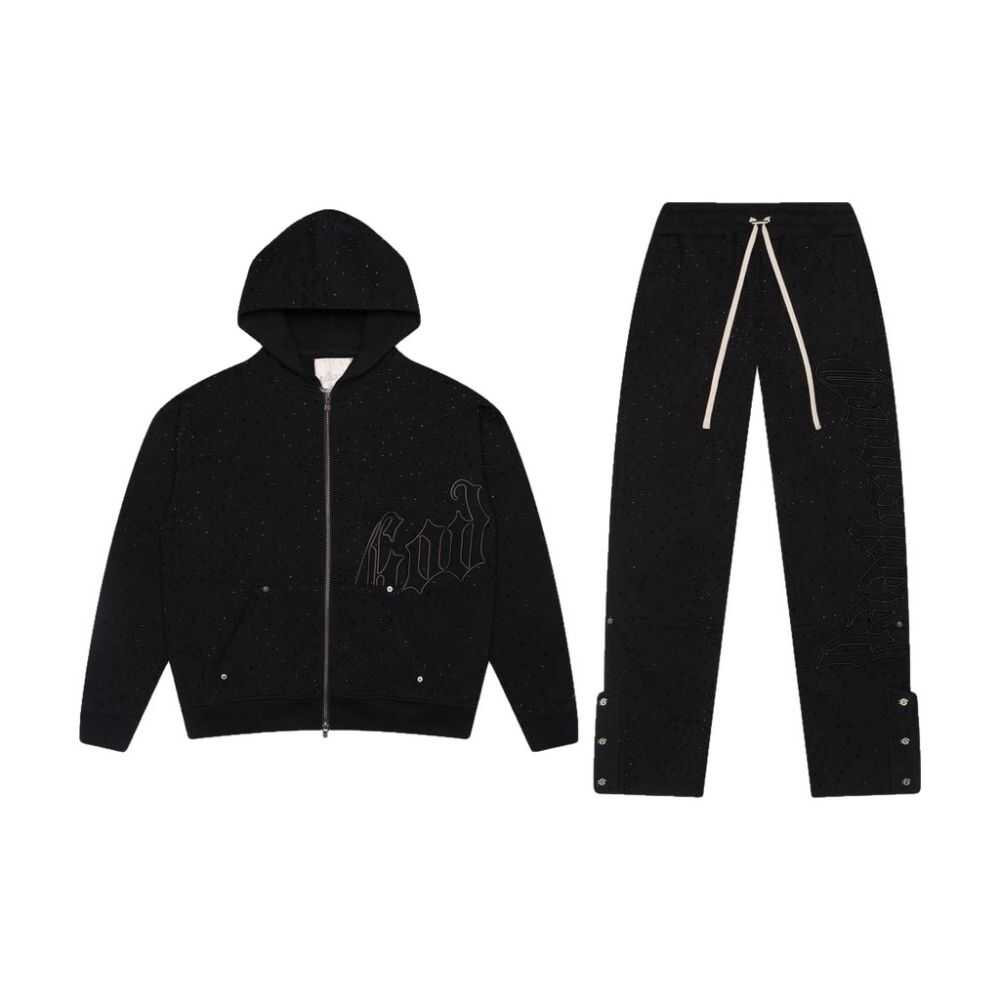 Godspeed OG Logo VVS V2 Men's Sweatsuit Black/Black gdspd65-bb