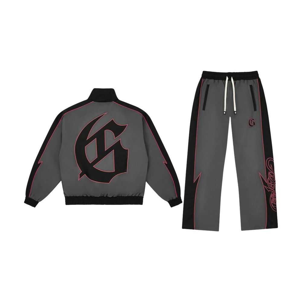 Godspeed GT 3M Men's Tracksuit Grey/Red/Black gdspd73-gr