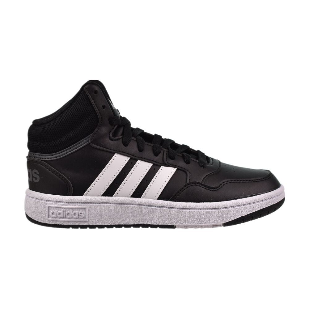 Adidas Hoops 3.0 Mid Kids' Shoes Core Black-Cloud White gw0402
