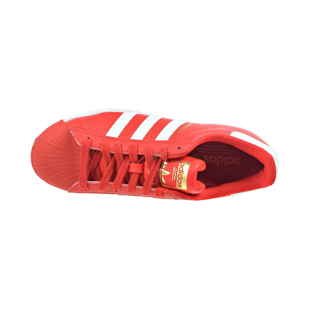adidas superstar red mens
