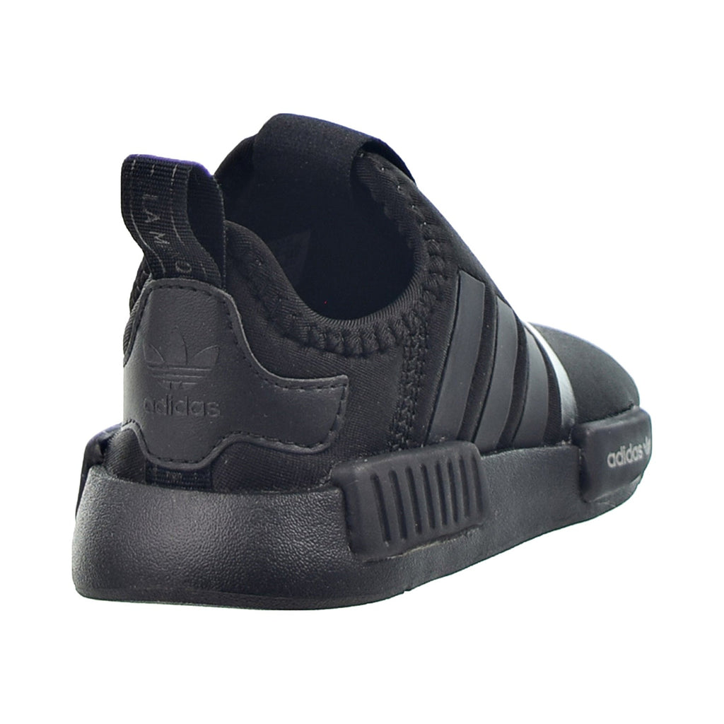 Adidas NMD 360 Toddlers Shoes Core Black-Silver Metallic-Cloud White Sports Plaza NY Adidas NMD 360 Toddlers Shoes Core Black-Silver Metallic-Cloud White Sports Plaza NY