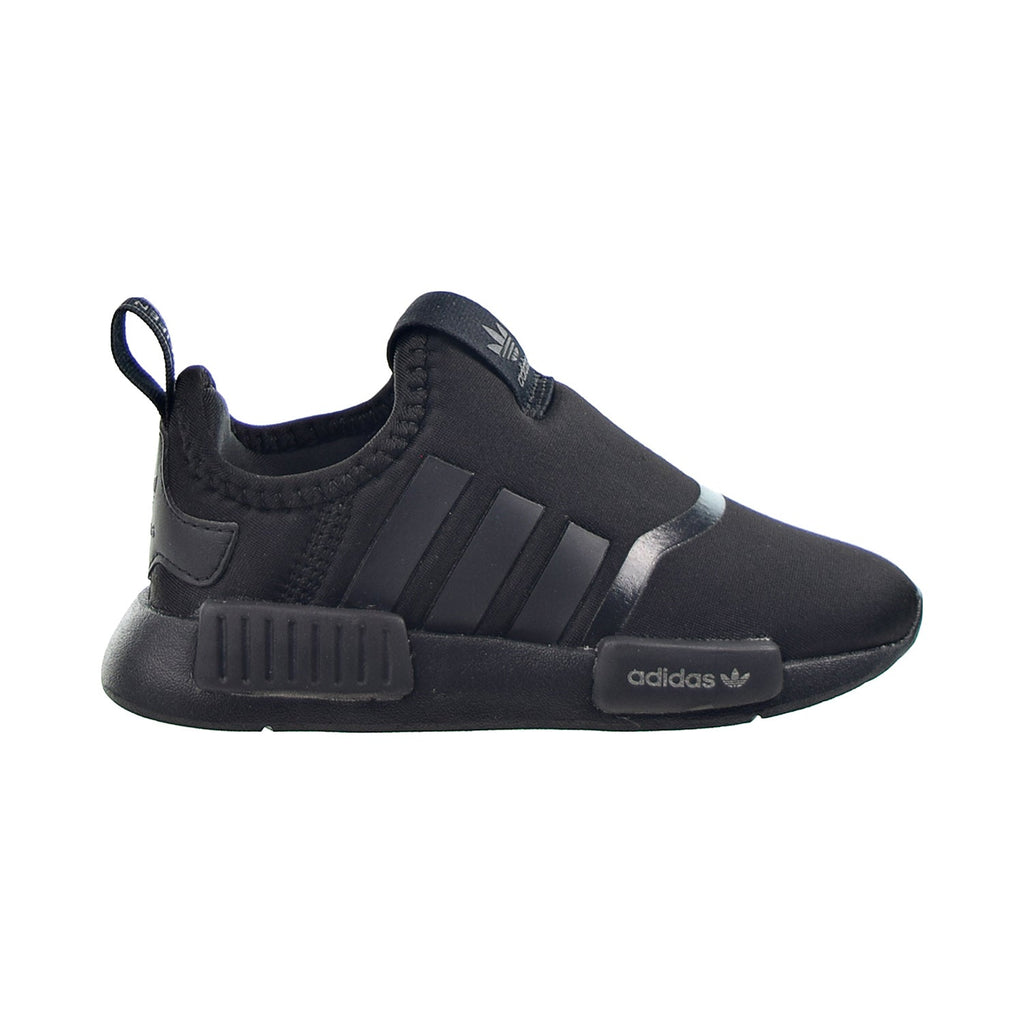Adidas NMD 360 Toddlers Shoes Core Black-Silver Metallic-Cloud White Sports Plaza NY Adidas NMD 360 Toddlers Shoes Core Black-Silver Metallic-Cloud White Sports Plaza NY