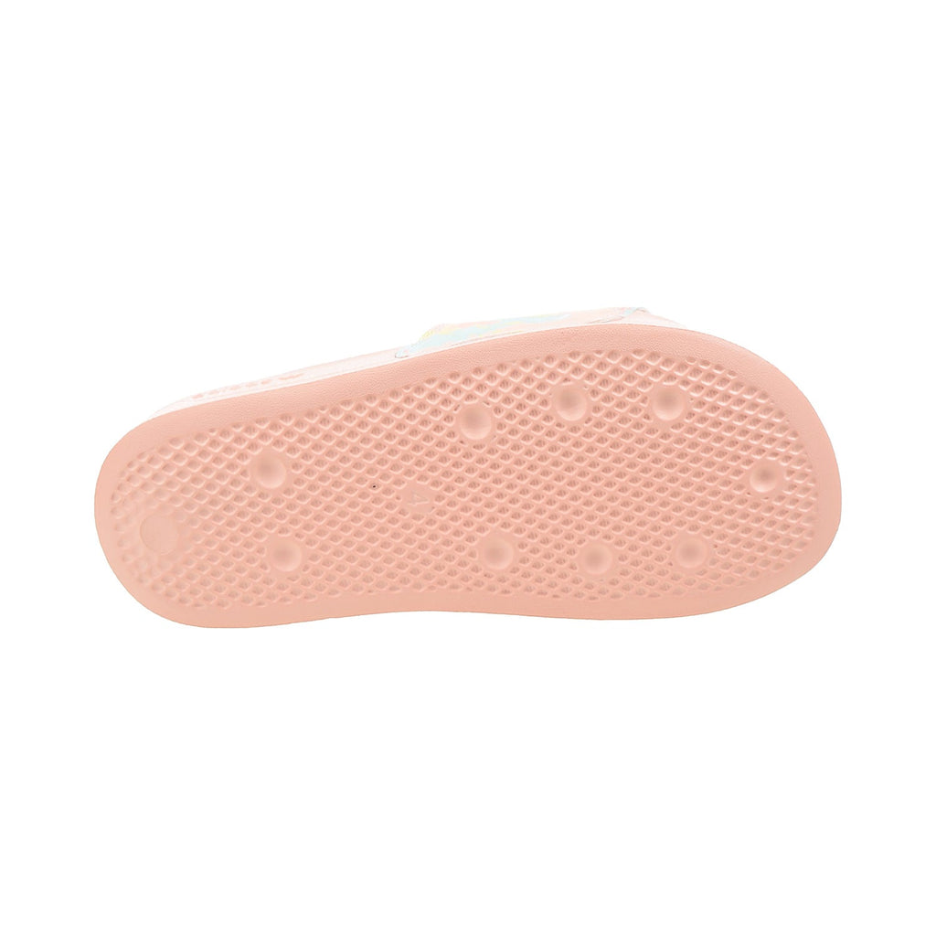 Adidas Adilette Big Kids' Slides Haze Coral-Cloud White – Sports