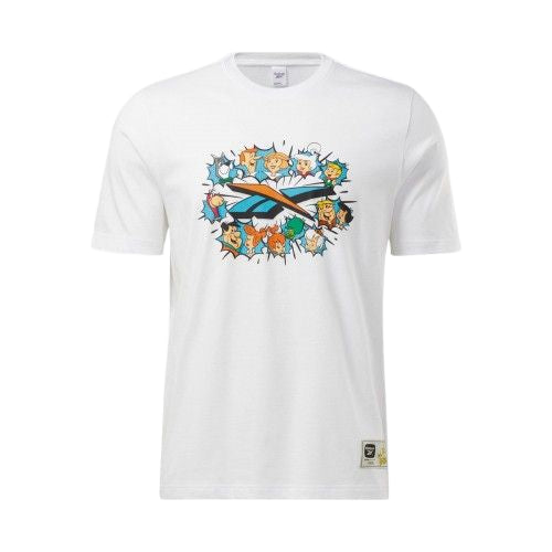 Reebok x Flinstones Worlds Collide Men's Tee White