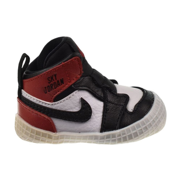 Jordan 1 Crib Bootie Crib Baby Shoes Black/Varsity Red hj9289-061