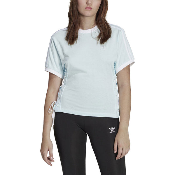 Adidas Originals Laced Women's T-Shirt Almost Blue