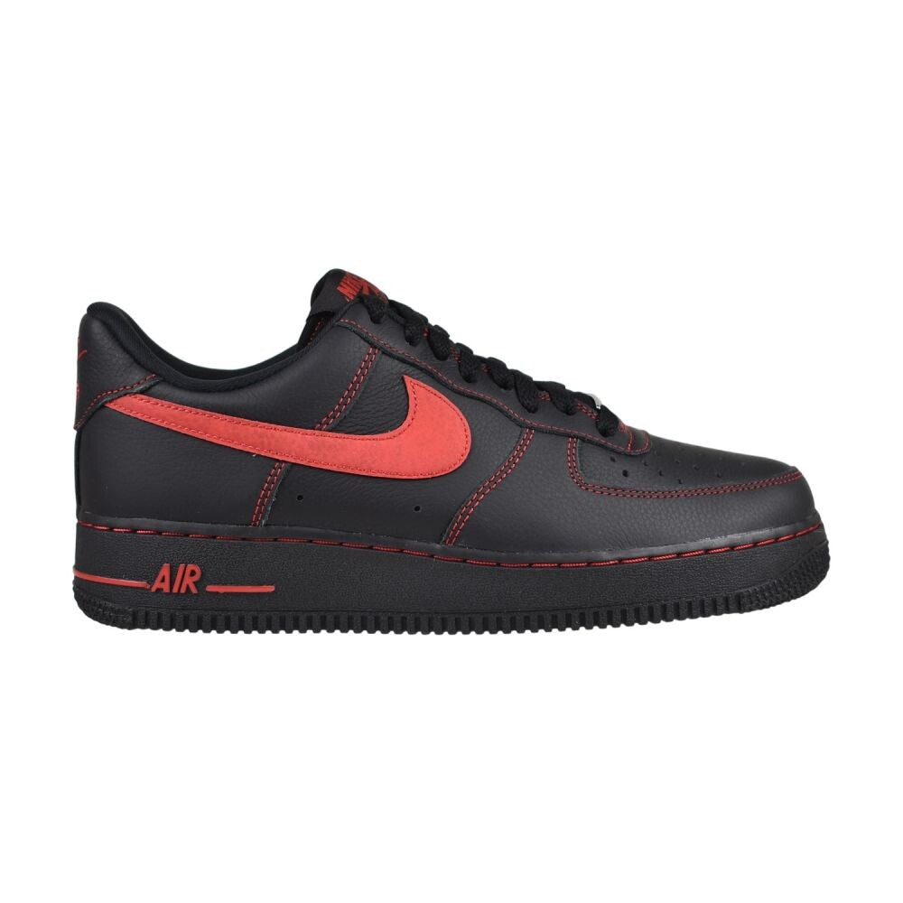 Nike Air Force 1 '07 LV8 Men's Shoes Black/University Red-Black hq2037-005