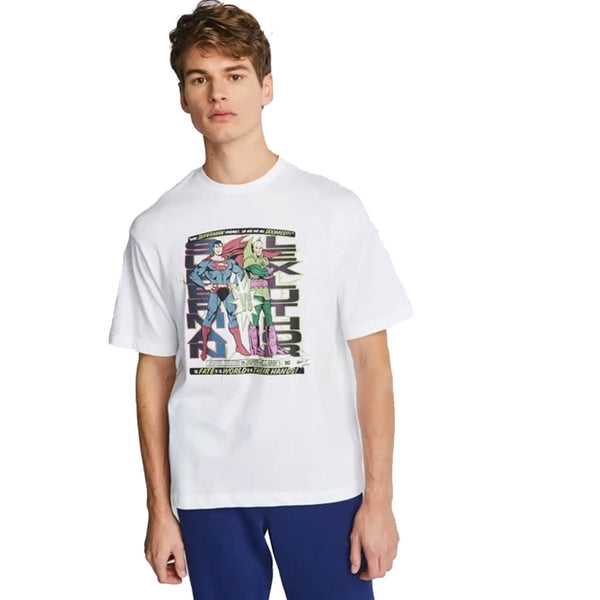 Reebok x DC Superman vs Lex Luthor Men's T-Shirt White