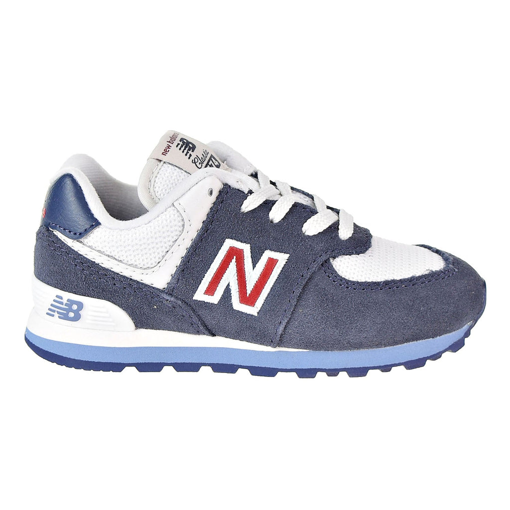 New Balance 574 Serpent Luxe Toddler's Shoes Navy Blue/White