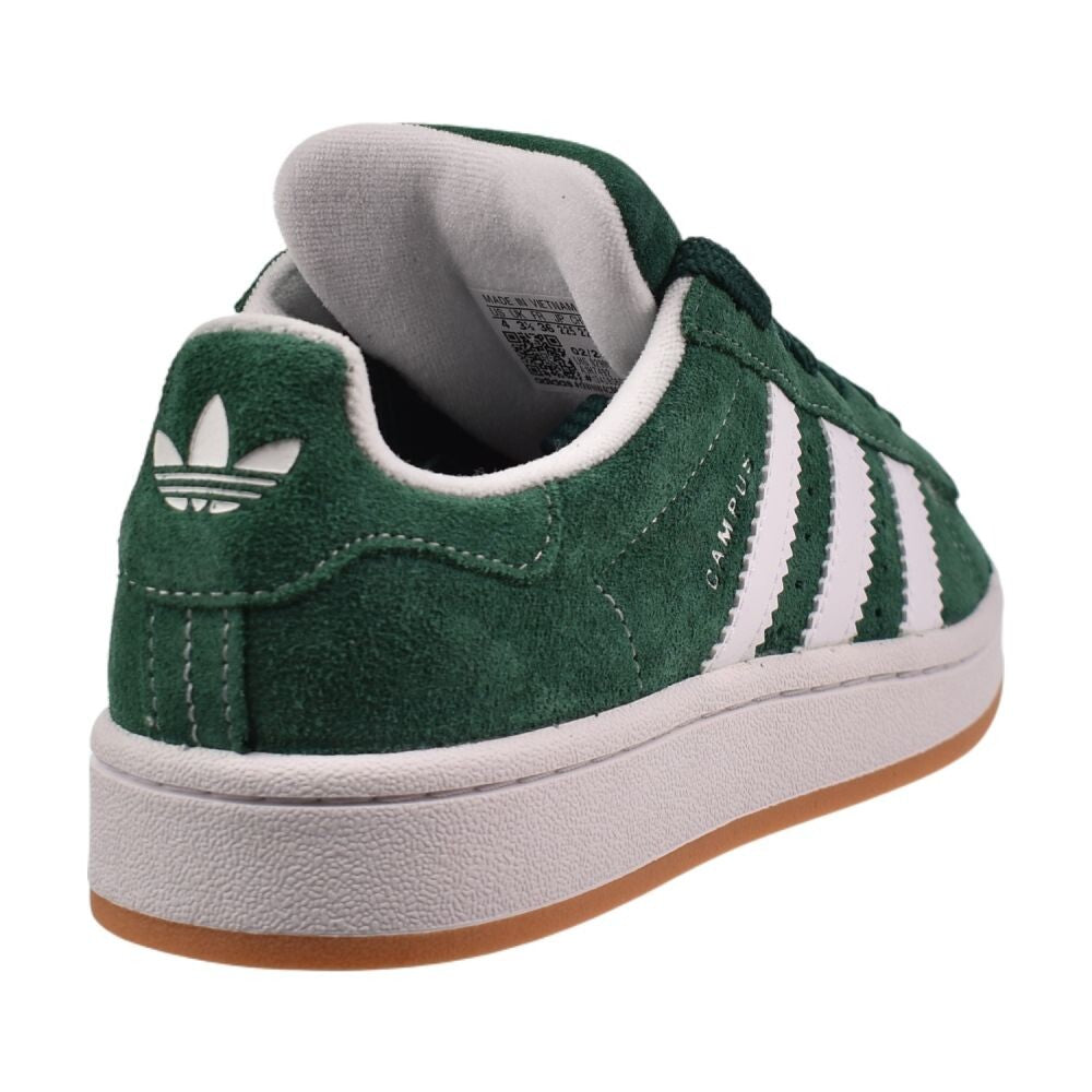 adidas gazelle silver green womens adidas Kids' Grade School Campus 00s Shoes, Size 4.5, Dark Green/White