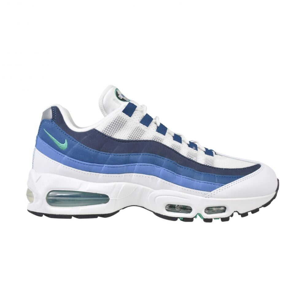 Nike Air Max 95 Big Bubble Men's Shoes White/Emerald Green-Blue ih7855-100