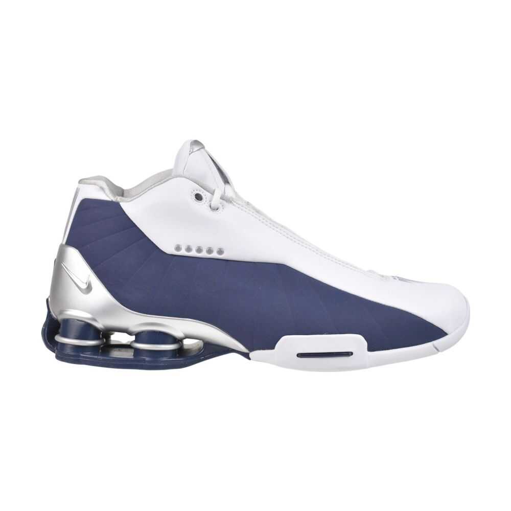 Nike Shox BB4 Men's Shoes White/Midnight Navy ir1983-100