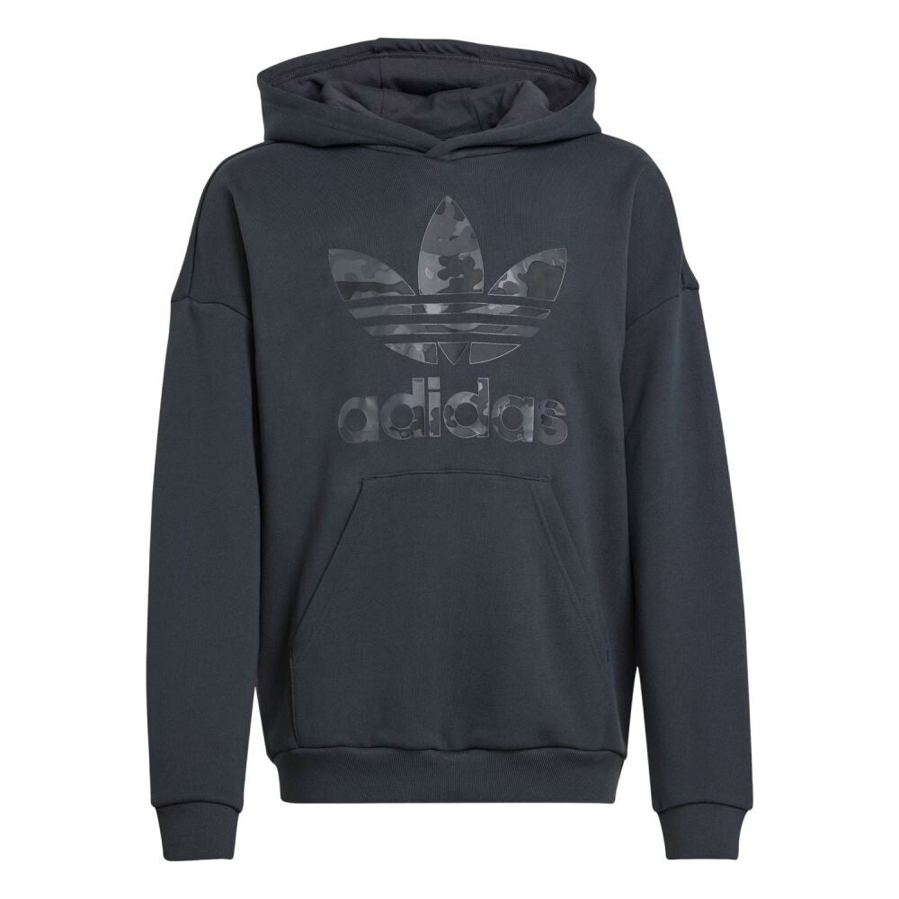 Adidas Trefoil Kids' Hoodie Carbon iy1755-carbon