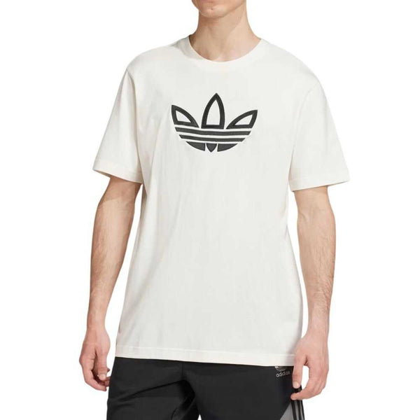 Adidas Outline Trefoil Men's T-Shirt Cloud White iy4890-cw