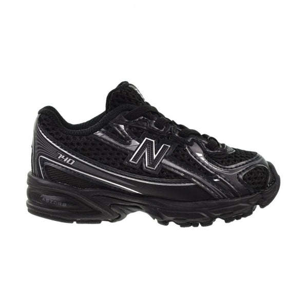 New Balance 740 Bungee Lace Toddlers' Shoes Black/Silver iz740-bm