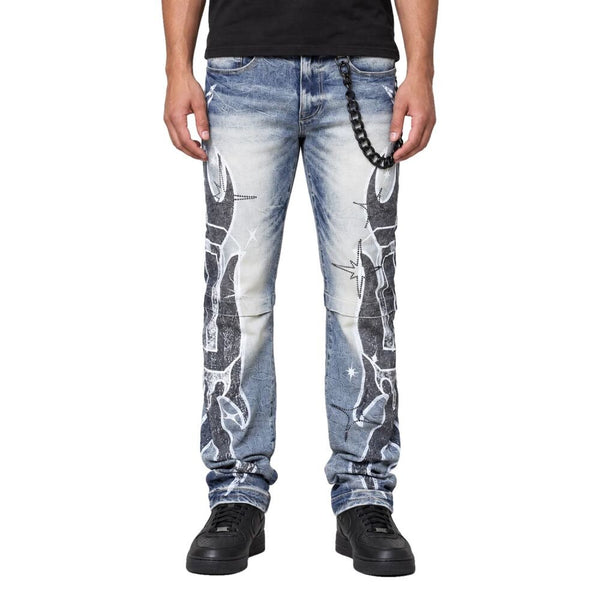 Smoke Rise Unbreakable Men's Jeans Hazel Blue jp25626-hb