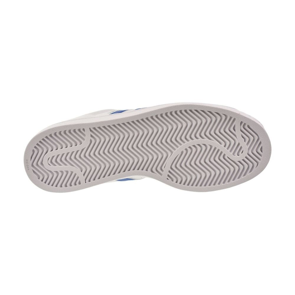 adidas Men's Superstar II Shoes, Size 10, White/Blue/Black